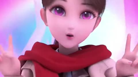 Leer and Guoguo PART - 45 || Leer's Core Dance, Like it👍💞Chinese Cartoon Girl Status Video🤗💝For You💖