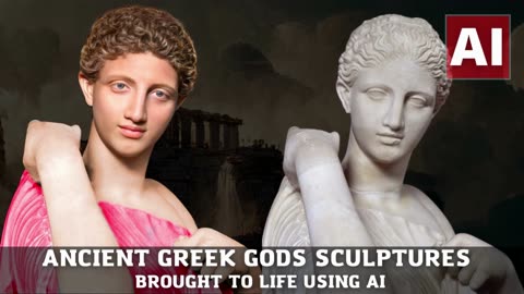Statues of Ancient Greek GODS Brought To Life Using AI