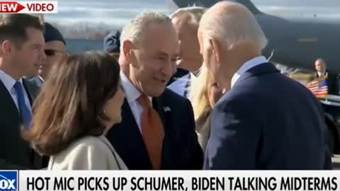 Schumer Caught on Hot Mic Talking to Biden About Midterms, Fetterman-Oz Debate