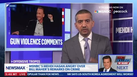 Mehdi Hasan Angry Over Bill Mahers Remarks on Crime