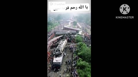 New video accident indian train's crashed