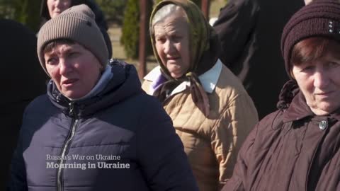 Battered Ukrainian villages mourn fallen soldiers