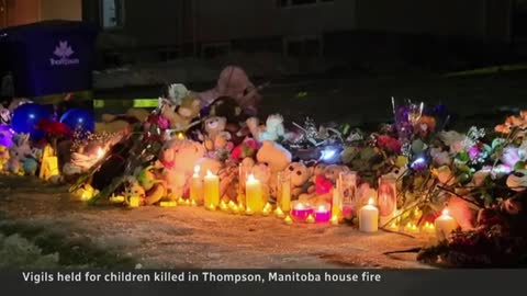 33_Vigils for children killed in Manitoba house fire