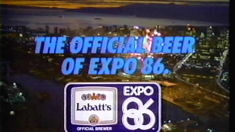 Labatt's Blue Beer Expo '86 Canadian TV Ad