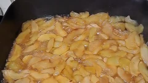 Fried apples