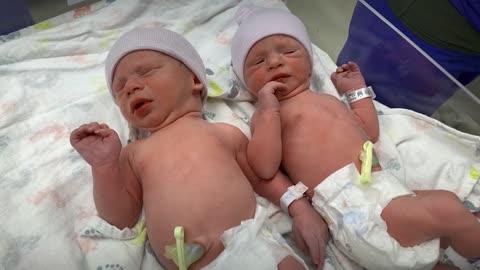 Twins born from 30-year-old embryos
