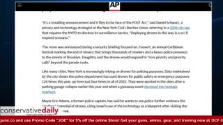 Conservative Daily Shorts: NYPD Using Drones to Monitor Backyard Parties w Apollo