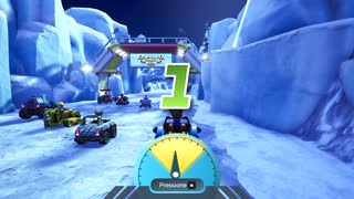 Paw Patrol Grand Prix Race 4 - Pinhas e viagem na Neve- Resort de Snowboard do Jake