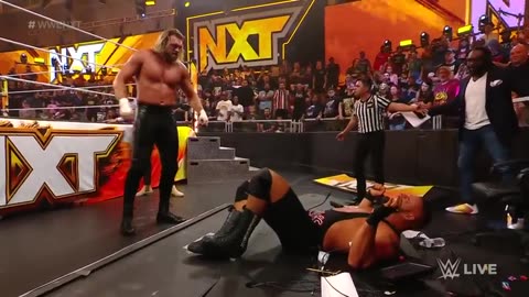 Von Wagner sends Bron Breakker through the announce table NXT highlights