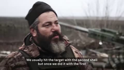 On the frontline of Ukraine's artillery war