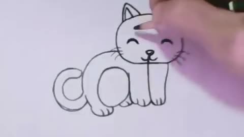 Drawing cat