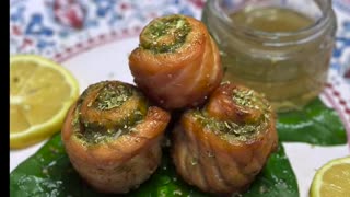 Salmon and Spinach Rolls Recipe