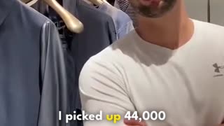 How much money do Andrew and Tristan Tate spend on clothes.