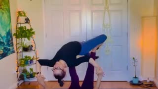 Double Extreme Difficulty Yoga Stretch