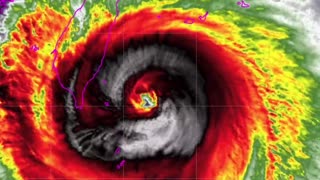 Typhoon Koinu, category 4 headed for southern Taiwan, landfall by this morning