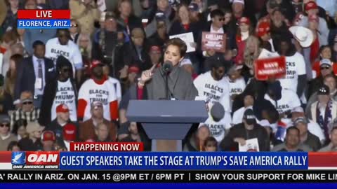 Kari Lake Has A Few Words For Fauci At Trump's Rally, Crowd Breaks Into 'Lock Him Up' Chant