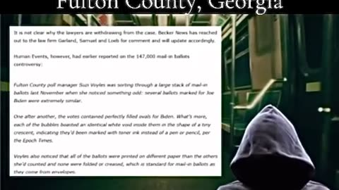 Fulton County, Georgia Election Fraud