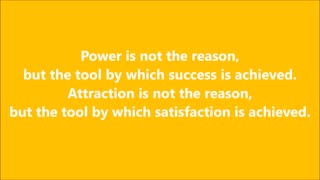 Power is not the reason, but the tool by which success is achieved. - RGW Teaching