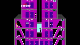 Elevator Action (NES) Gameplay