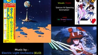 Electric Light Orchestra - Twilight (Karaoke + DAICON IV OPENING 4chan _a_ Draws ELO)