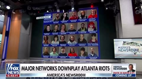Major networks downplay Atlanta riots