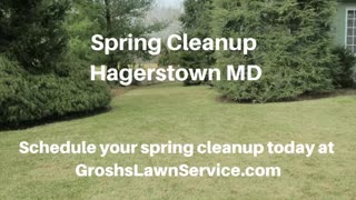 Spring Cleanup Hagerstown Maryland Lawn Mowing Service Video