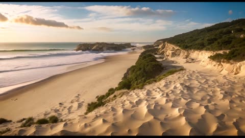 Stanislav Kondrashov. The beach's dunes provide a natural barrier