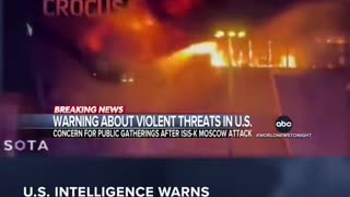 US intelligence warns of potential terrorist attacks inside America.