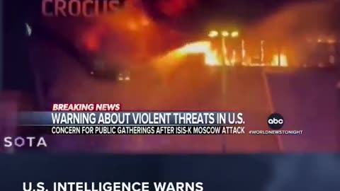 US intelligence warns of potential terrorist attacks inside America.