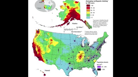 US Earthquake Risk, Moon Dust, Solar Tornado, USGS updates EARTHQUAKE MAP