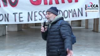 2023-01-21/13 - Manifestazione NOGIANIDAY, Pisa - Ugo Preziosi (Comitato La Piazza, Piombino)