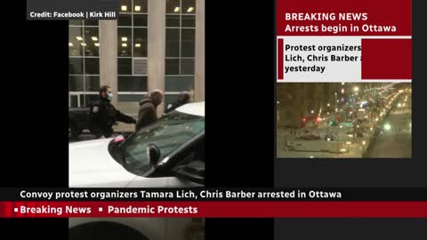 Ottawa police arrest convoy protest organizers, set up perimeter around downtown-NEWS OF WORLD