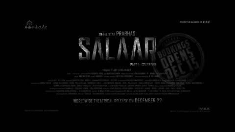 Salaar Tamil trailer Prabhash/Prashanth neel/prithviraj/shruthi/Hombale Films