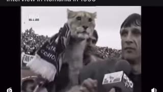 Footbal Interview in Romania in 1995