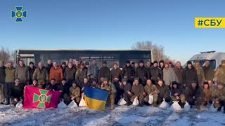 50 Ukrainians released in prisoner of war swap with Russia