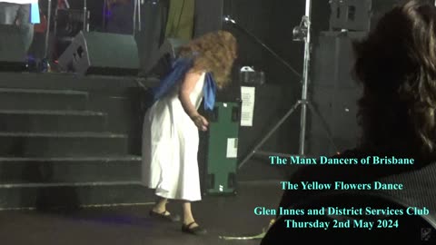 The Manx Dancers of Brisbane - The Yellow Flowers Dance Glen Innes Services Club 2nd May 2024