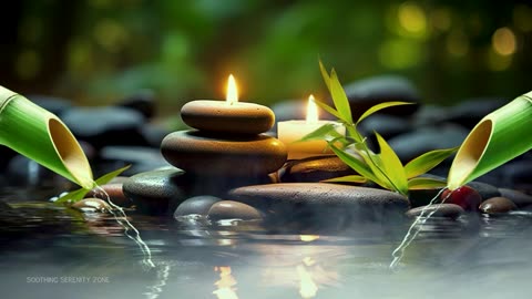 Relaxing Piano Music, Water Sounds ★ Bamboo, Zen, Yoga, Spa, Meditation Music, Nature Sounds