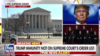 Trump immunity not on Supreme Court order list today