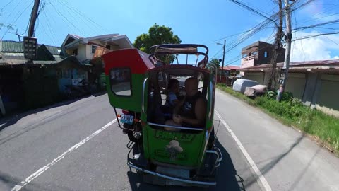 Trike taxi to Malajog Beach