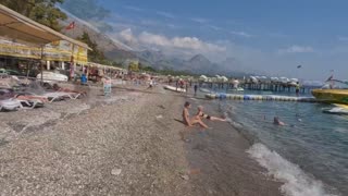 🇹🇷Antalya Kemer Beach TÜRKİYE 🌴 2023