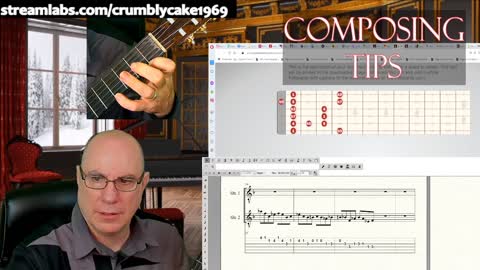 Composing for Classical Guitar Daily Tips: F Blues Scale Pattern 4