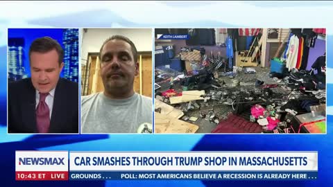 Deranged Leftist Smashes Car Through 'Let's Go Brandon' Storefront, Heard Voices in His Head