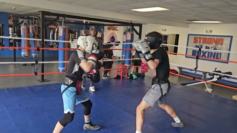 Joey sparring Graf 4/13/24