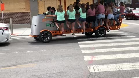 Pedal Tavern - Lower Broadway, Nashville, Tennessee.