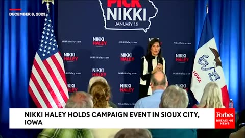 Nikki Haley Holds Campaign Event In Sioux City, Iowa