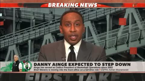 Stephen a smith(Goes on crazy rant)storms off set