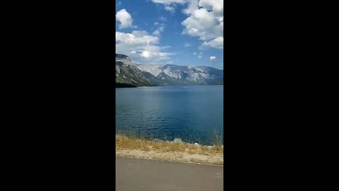 Very beautiful Lake Minnewanka, Alberta !!!