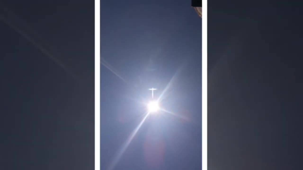 Eclipse day pics northwest Alabama ,cross and strange objects around the sun