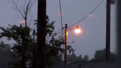 Fulton Mo. Thunderstorm with heavy rain 9-1-14 Part 2