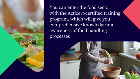 Acticert Provide The Best Safe Food Handling Online Training